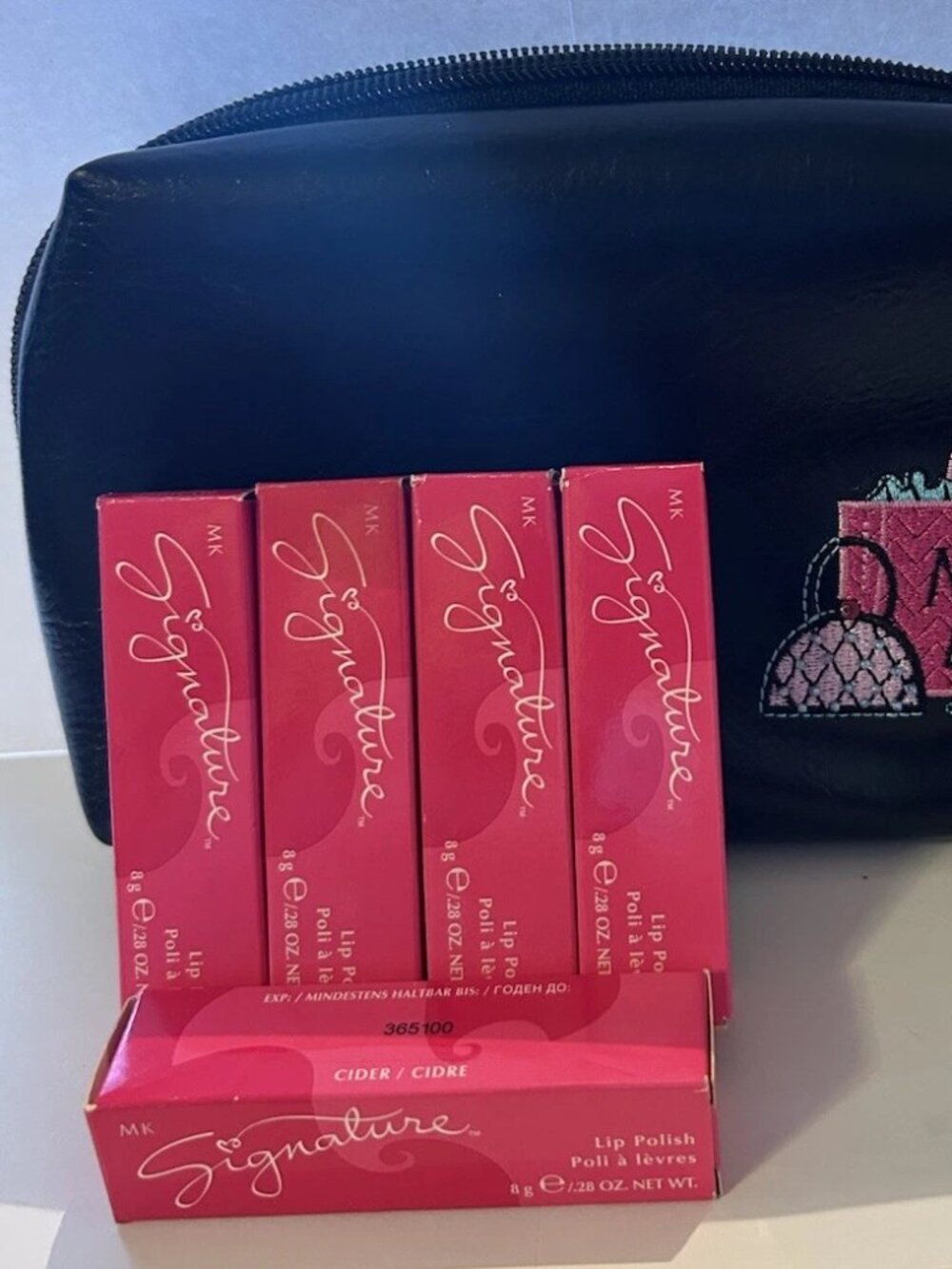 Mary Kay Signature Lip Polish Lot Of 5 & Bag